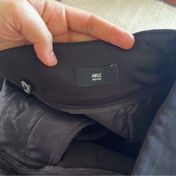 Express High Rise Ankle Tapered Black Dress Pant - Picture 5 of 5